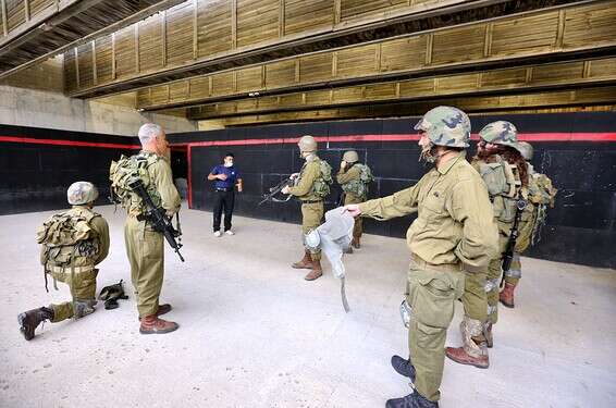 מתחם האימונים ללוחמי החי"ר // צילום: אורן כהן